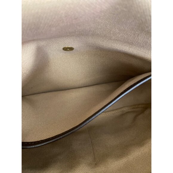 Vintage 1990s/Y2K Dooney & Bourke Small Logo Canvas Messenger Bag Made in USA - Picture 13 of 15